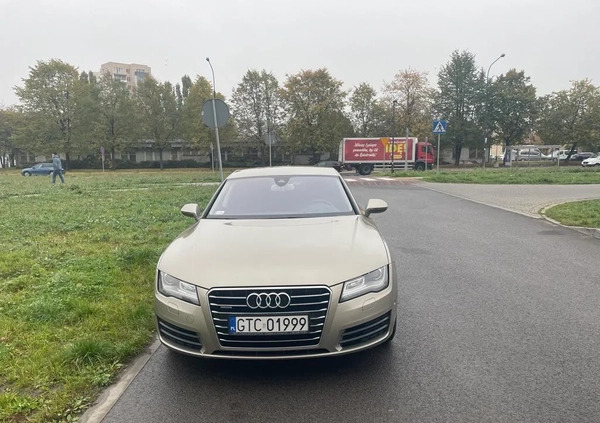 Audi A7 cena 74900 przebieg: 146641, rok produkcji 2013 z Warszawa małe 254